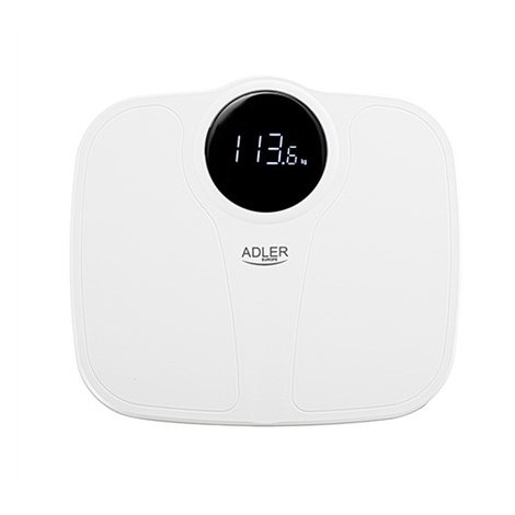 Adler | Bathroom Scale | AD 8172w | Maximum weight (capacity) 180 kg | Accuracy 100 g | Body Mass Index (BMI) measuring | White - 2